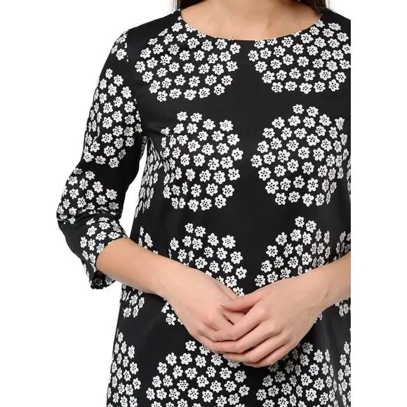 Marimekko Unelma Puketti Tunic Dress Bold Artistic Minimalist Modernist Size 34 - Picture 3 of 11